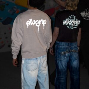 #2 premium oversized sweater misty grey/ offwhite