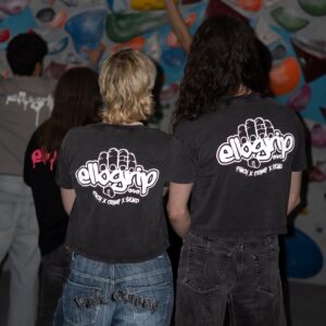 #2 premium cropped tee stonewashed black/ offwhite